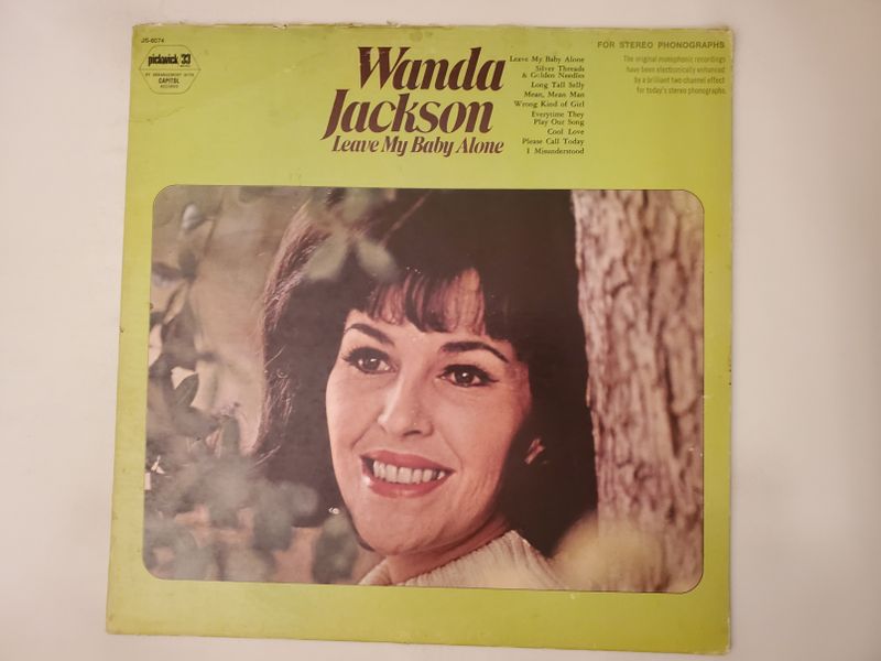Wanda Jackson Leave My Baby Alone vinyl record